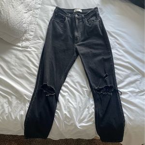 Abercrombie Ankle Straight Jeans